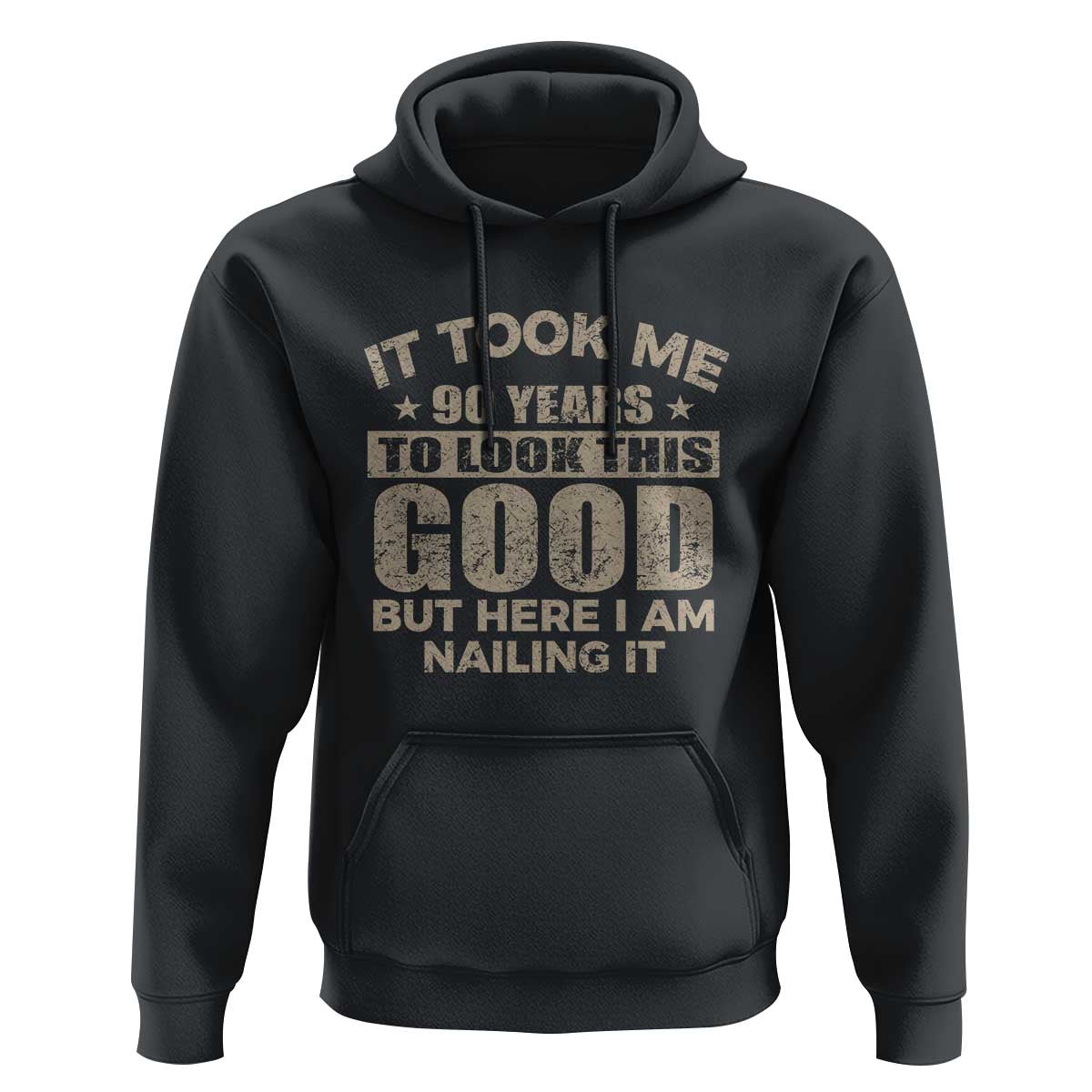 Funny 90th Birthday Hoodie Retro Grandpa Grandma Bday Gift