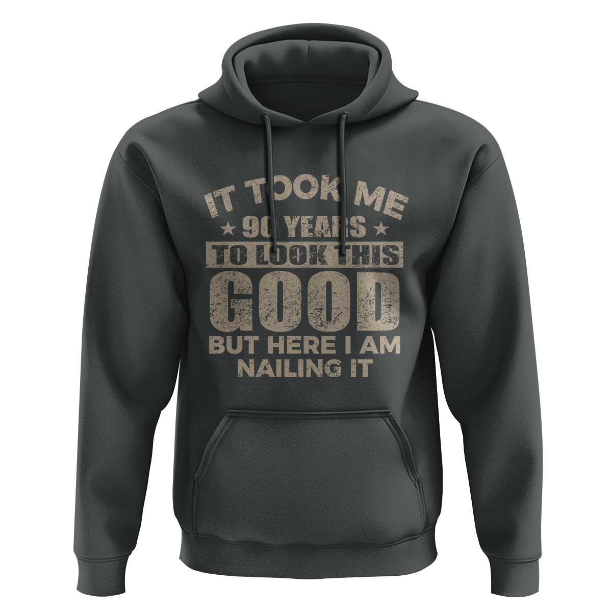 Funny 90th Birthday Hoodie Retro Grandpa Grandma Bday Gift