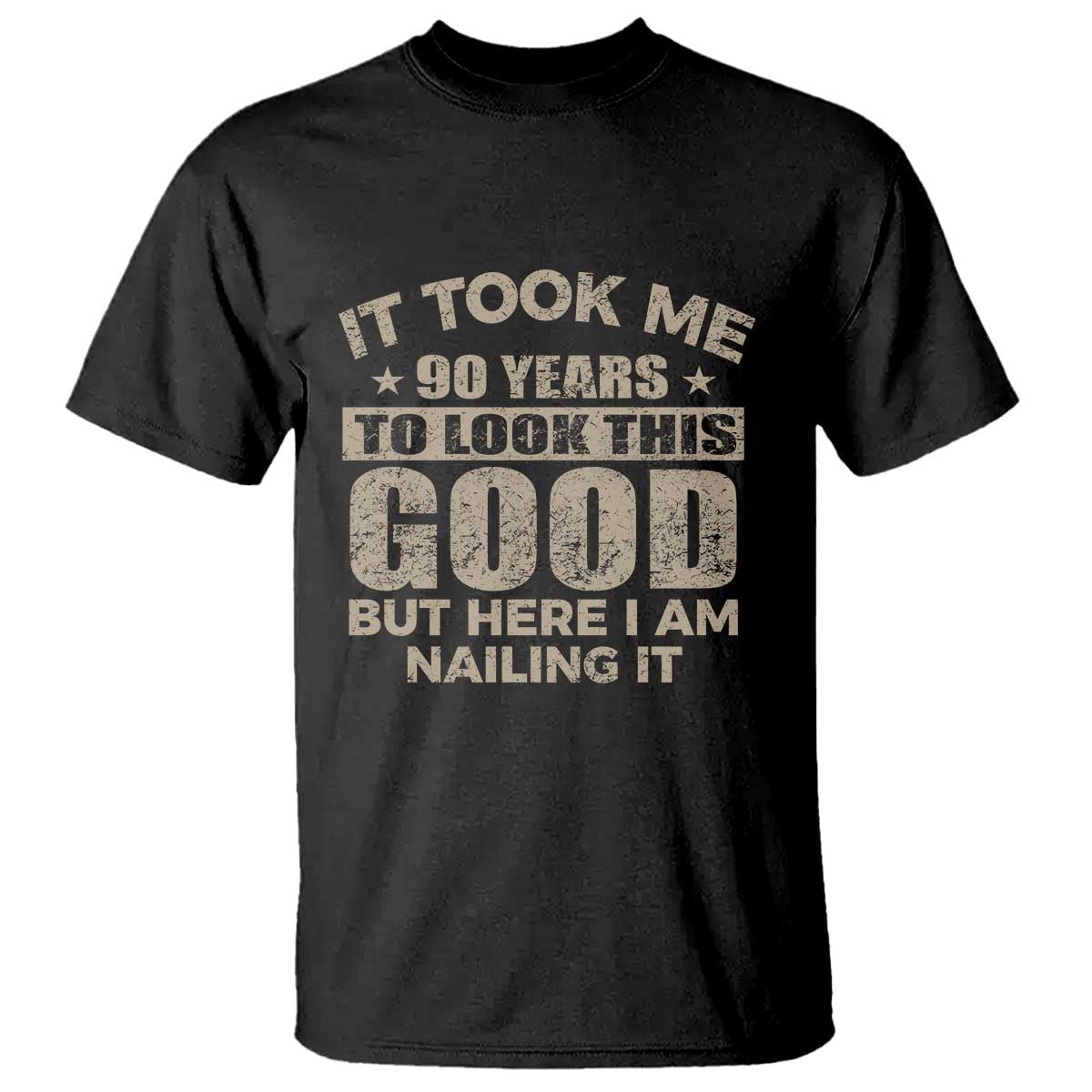 Funny 90th Birthday T Shirt Retro Grandpa Grandma Bday Gift