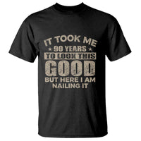 Funny 90th Birthday T Shirt Retro Grandpa Grandma Bday Gift