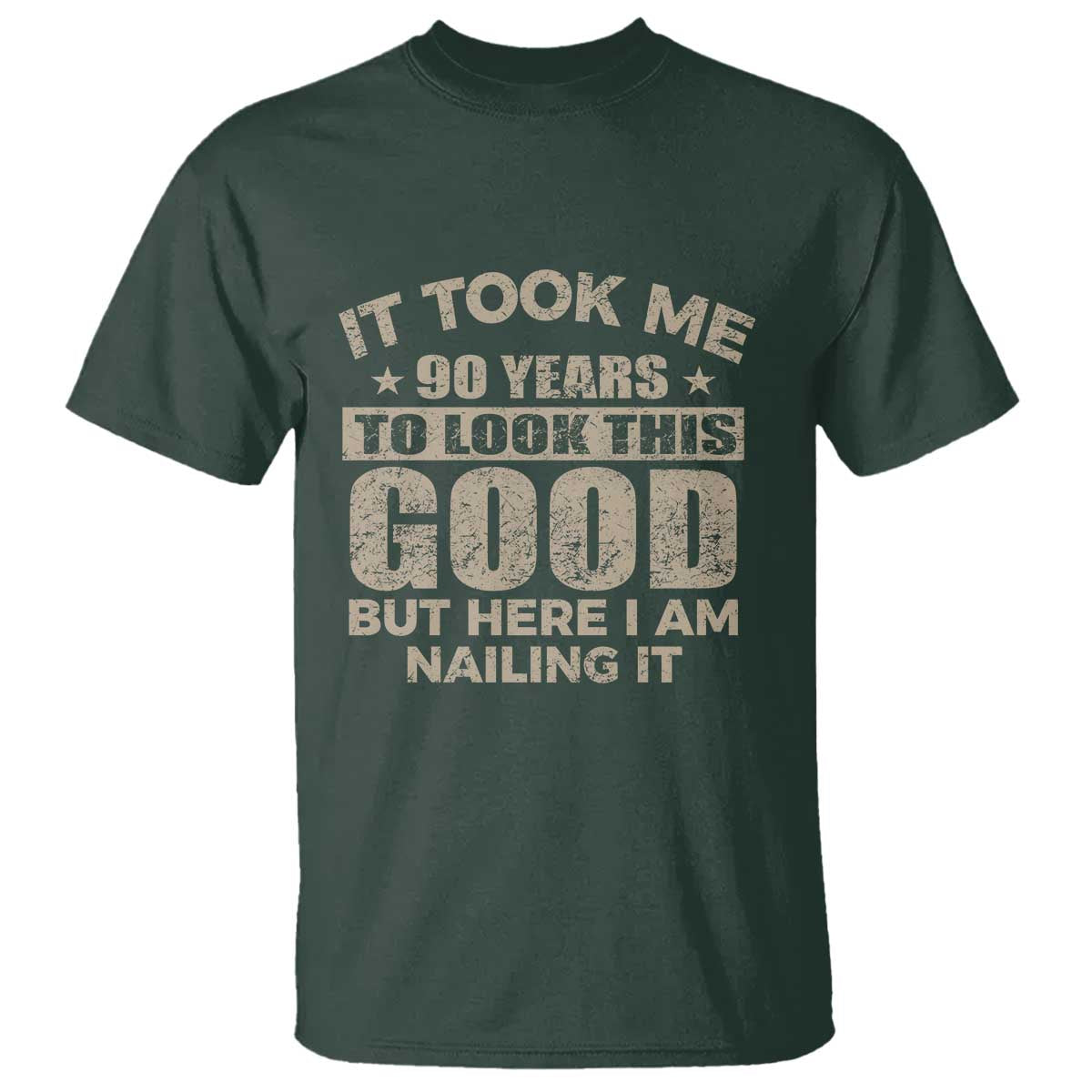 Funny 90th Birthday T Shirt Retro Grandpa Grandma Bday Gift