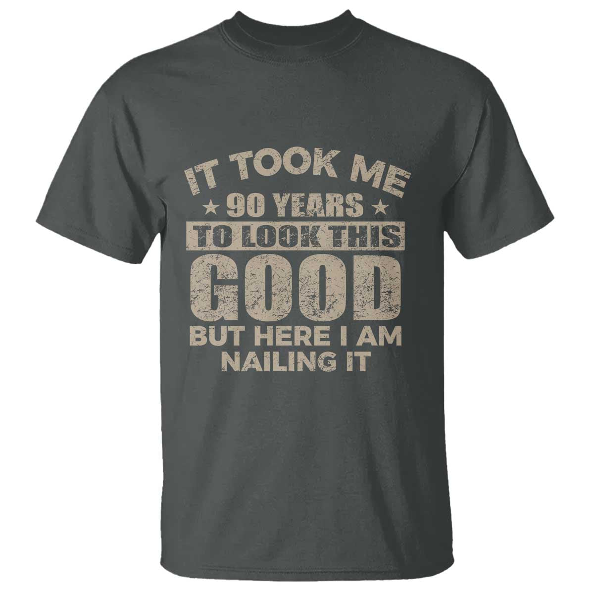 Funny 90th Birthday T Shirt Retro Grandpa Grandma Bday Gift