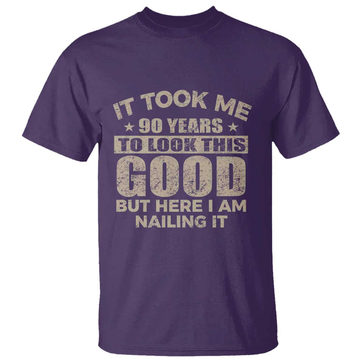 Funny 90th Birthday T Shirt Retro Grandpa Grandma Bday Gift