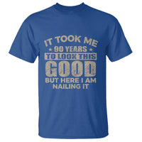Funny 90th Birthday T Shirt Retro Grandpa Grandma Bday Gift
