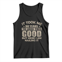 Funny 90th Birthday Tank Top Retro Grandpa Grandma Bday Gift