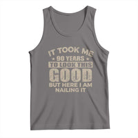 Funny 90th Birthday Tank Top Retro Grandpa Grandma Bday Gift