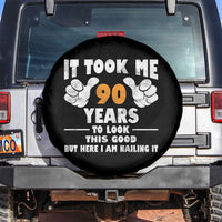 Funny 90th Birthday Spare Tire Cover It Took Me 90 Years To Look This Good