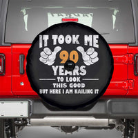 Funny 90th Birthday Spare Tire Cover It Took Me 90 Years To Look This Good