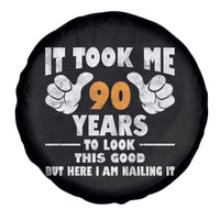 Funny 90th Birthday Spare Tire Cover It Took Me 90 Years To Look This Good