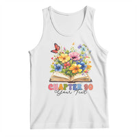 Personalized 90th Birthday Gift For Women Tank Top Custom Name Chapter 90 Flowers Book