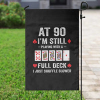 Funny 90th Birthday Garden Flag Funny 90 Year Old Cards