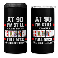 Funny 90th Birthday 4 in 1 Can Cooler Tumbler Funny 90 Year Old Cards