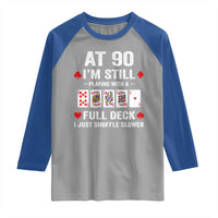 Funny 90th Birthday Raglan Shirt Funny 90 Year Old Cards
