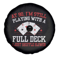 Funny 90th Birthday Spare Tire Cover Retro Funny 90 Year Old Cards Bday Gifts