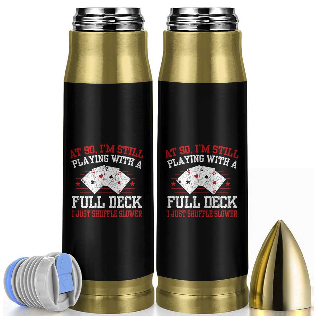 Funny 90th Birthday Bullet Tumbler Retro Funny 90 Year Old Cards Bday Gifts