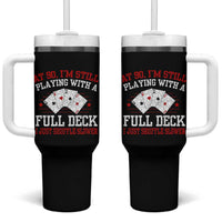 Funny 90th Birthday Tumbler With Handle Retro Funny 90 Year Old Cards Bday Gifts