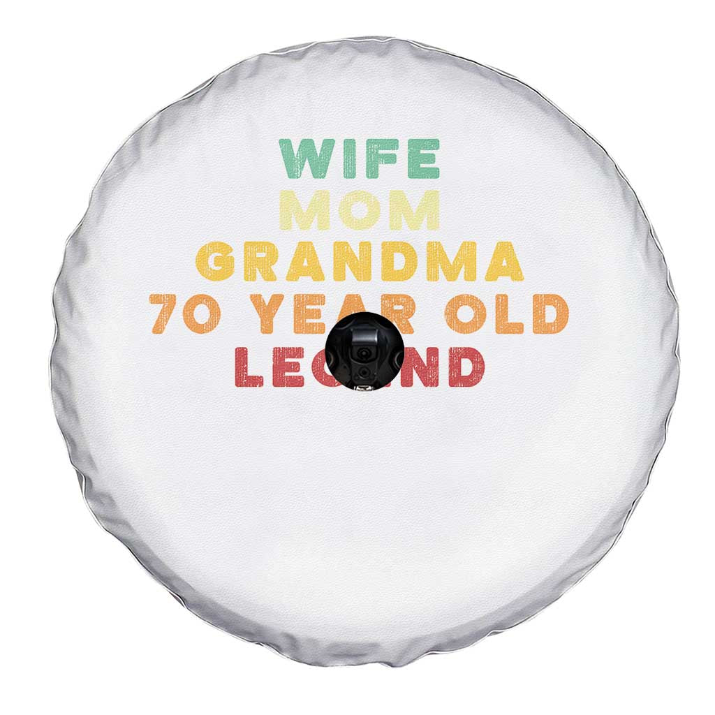 70th Birthday Gifts For Women Spare Tire Cover Wife Mom Grandma 70 Year Old Legend