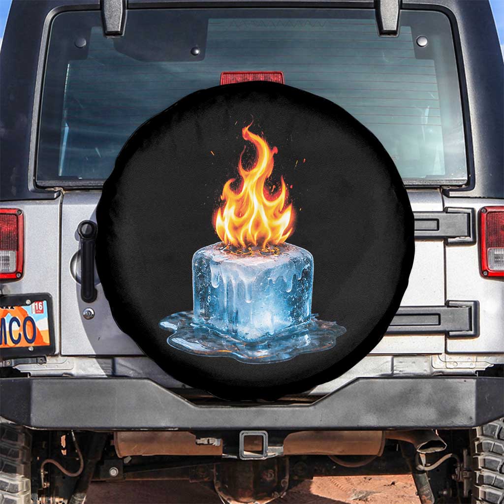 Subtle Anti Ice Spare Tire Cover Ice Melting Satire Political Humor