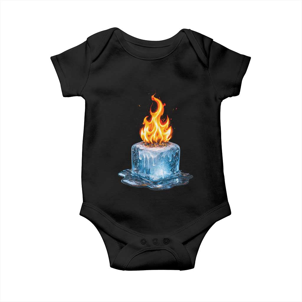 Subtle Anti Ice Baby Onesie Ice Melting Satire Political Humor