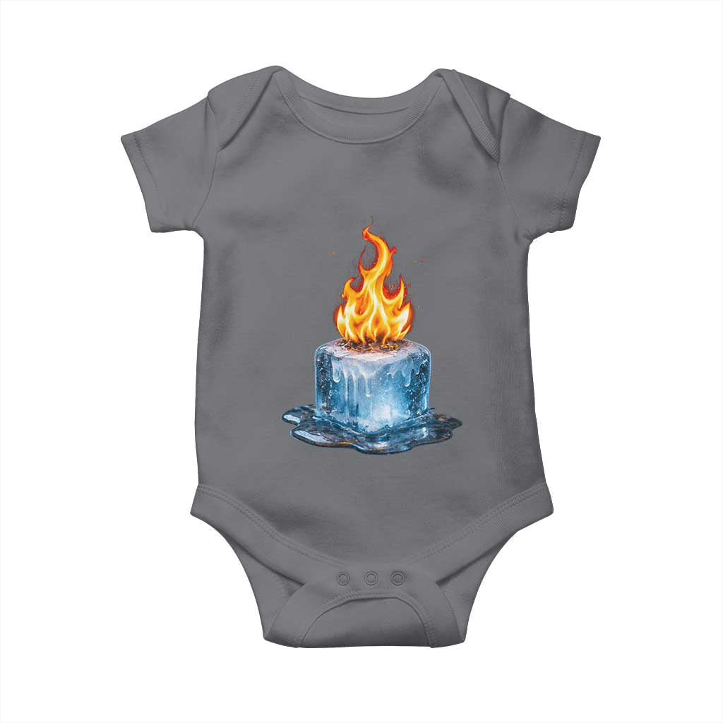 Subtle Anti Ice Baby Onesie Ice Melting Satire Political Humor