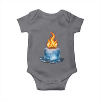 Subtle Anti Ice Baby Onesie Ice Melting Satire Political Humor
