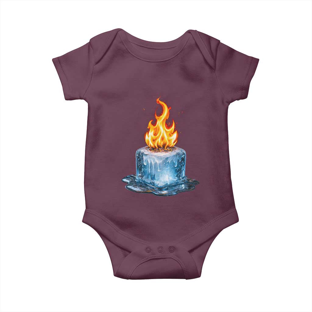 Subtle Anti Ice Baby Onesie Ice Melting Satire Political Humor