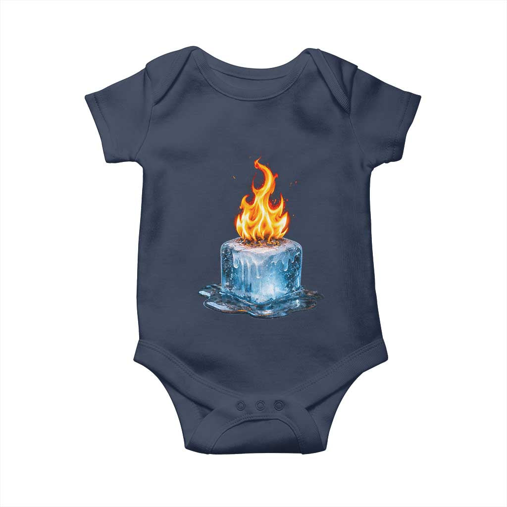 Subtle Anti Ice Baby Onesie Ice Melting Satire Political Humor