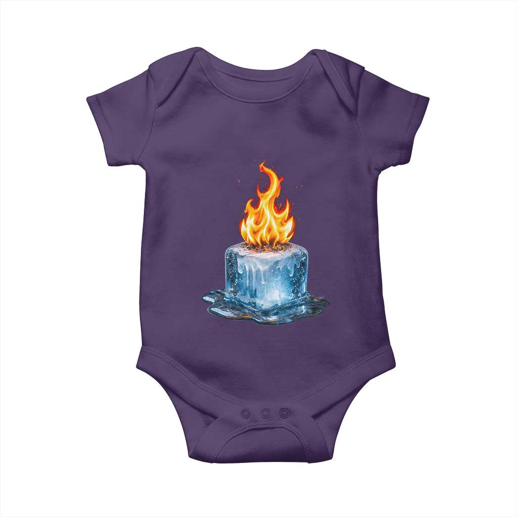 Subtle Anti Ice Baby Onesie Ice Melting Satire Political Humor