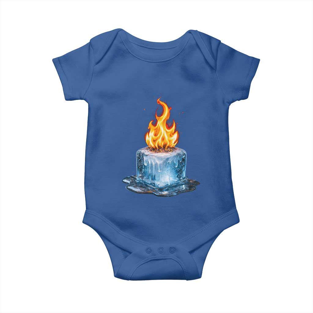 Subtle Anti Ice Baby Onesie Ice Melting Satire Political Humor