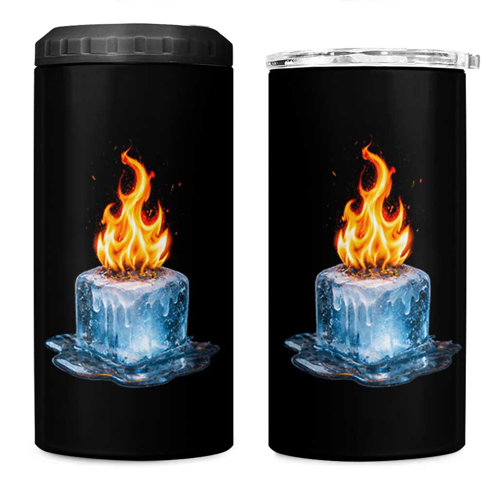 Subtle Anti Ice 4 in 1 Can Cooler Tumbler Ice Melting Satire Political Humor