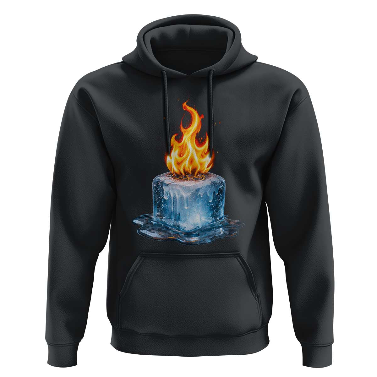 Subtle Anti Ice Hoodie Ice Melting Satire Political Humor