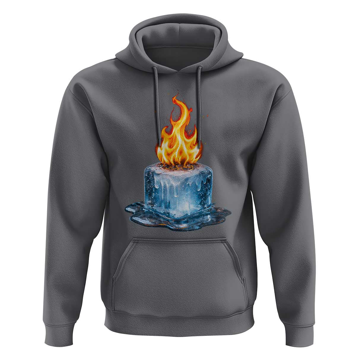 Subtle Anti Ice Hoodie Ice Melting Satire Political Humor