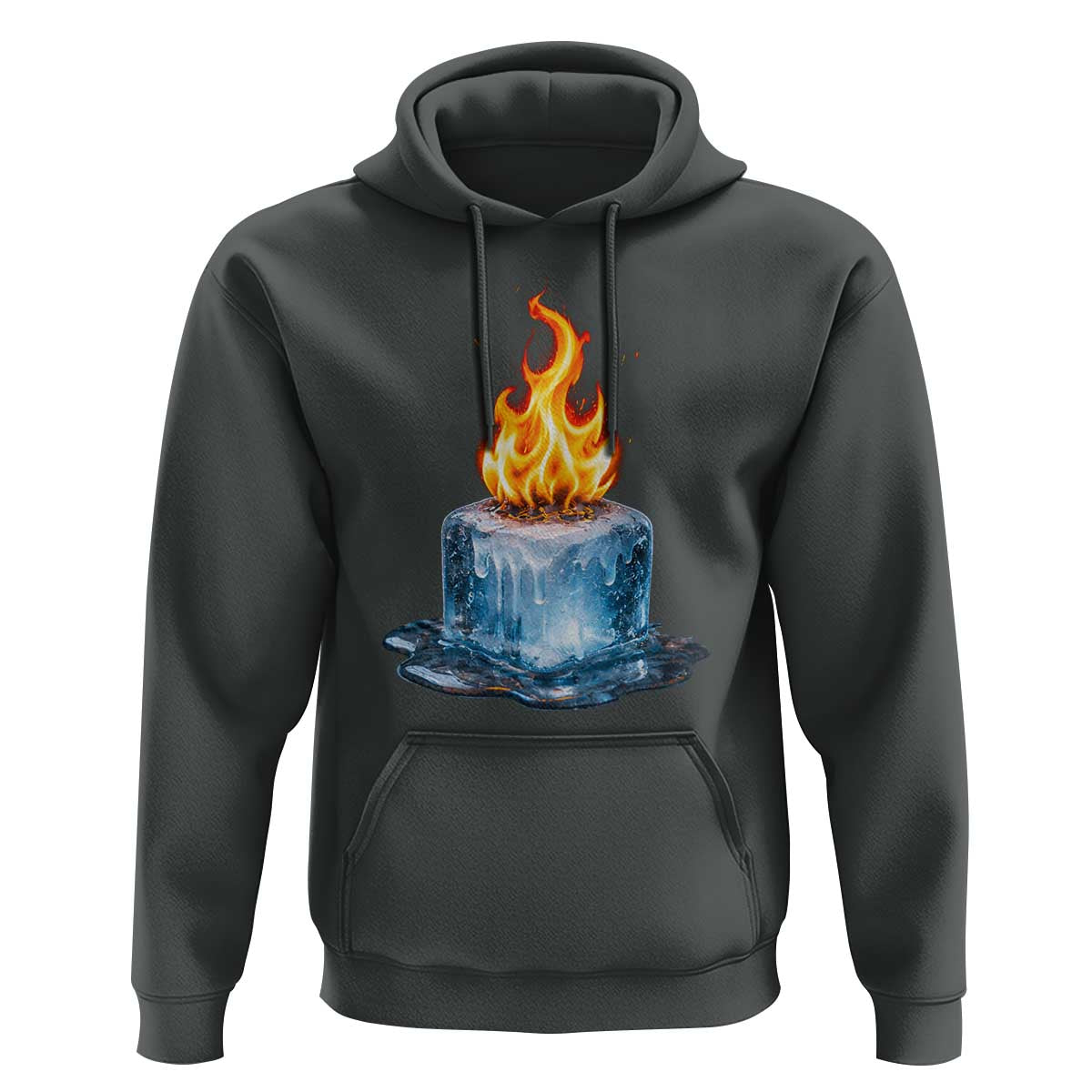 Subtle Anti Ice Hoodie Ice Melting Satire Political Humor