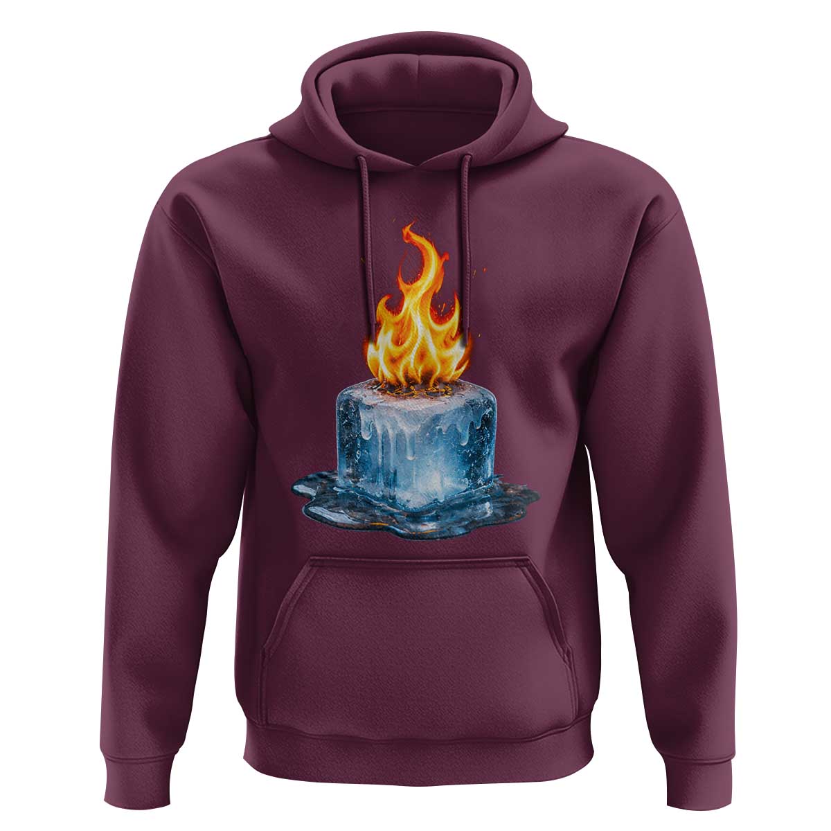 Subtle Anti Ice Hoodie Ice Melting Satire Political Humor