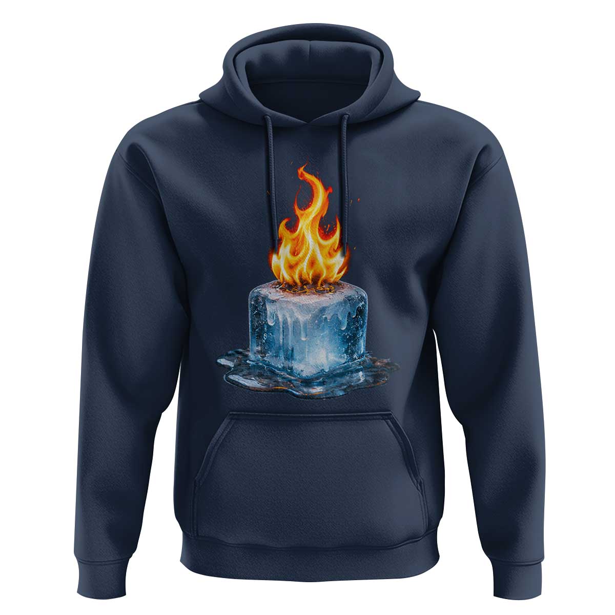 Subtle Anti Ice Hoodie Ice Melting Satire Political Humor