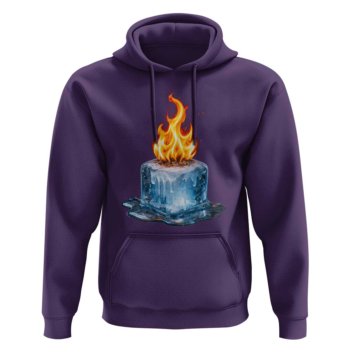 Subtle Anti Ice Hoodie Ice Melting Satire Political Humor