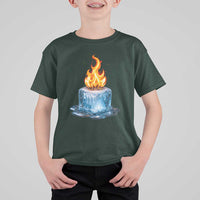Subtle Anti Ice T Shirt For Kid Ice Melting Satire Political Humor
