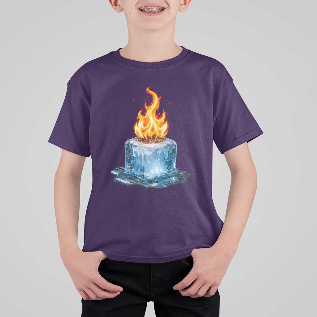 Subtle Anti Ice T Shirt For Kid Ice Melting Satire Political Humor