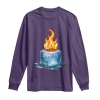 Subtle Anti Ice Long Sleeve Shirt Ice Melting Satire Political Humor