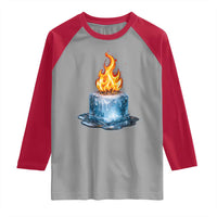 Subtle Anti Ice Raglan Shirt Ice Melting Satire Political Humor