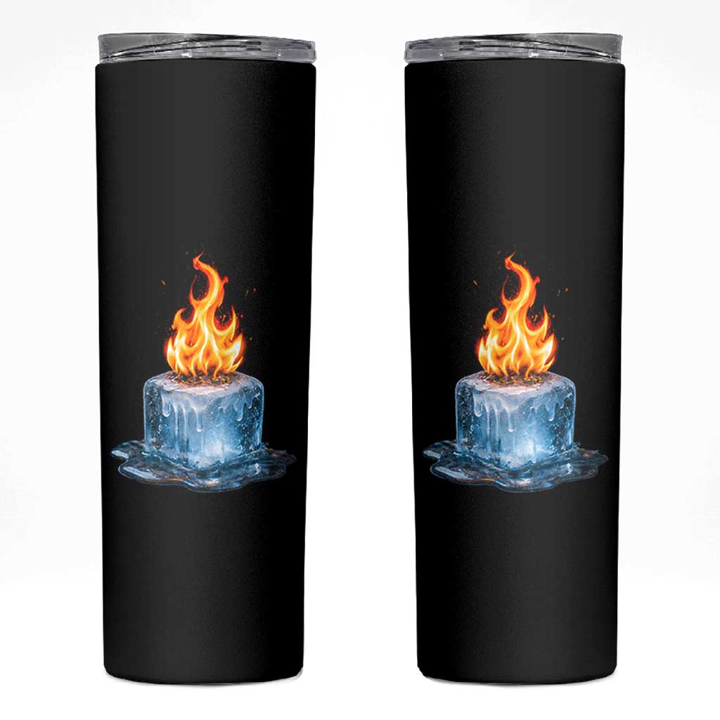 Subtle Anti Ice Skinny Tumbler Ice Melting Satire Political Humor
