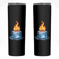 Subtle Anti Ice Skinny Tumbler Ice Melting Satire Political Humor