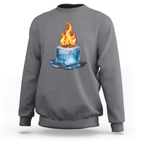 Subtle Anti Ice Sweatshirt Ice Melting Satire Political Humor