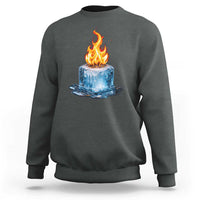Subtle Anti Ice Sweatshirt Ice Melting Satire Political Humor
