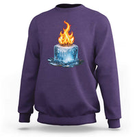 Subtle Anti Ice Sweatshirt Ice Melting Satire Political Humor