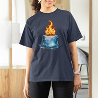 Subtle Anti Ice T Shirt For Women Ice Melting Satire Political Humor