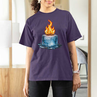 Subtle Anti Ice T Shirt For Women Ice Melting Satire Political Humor