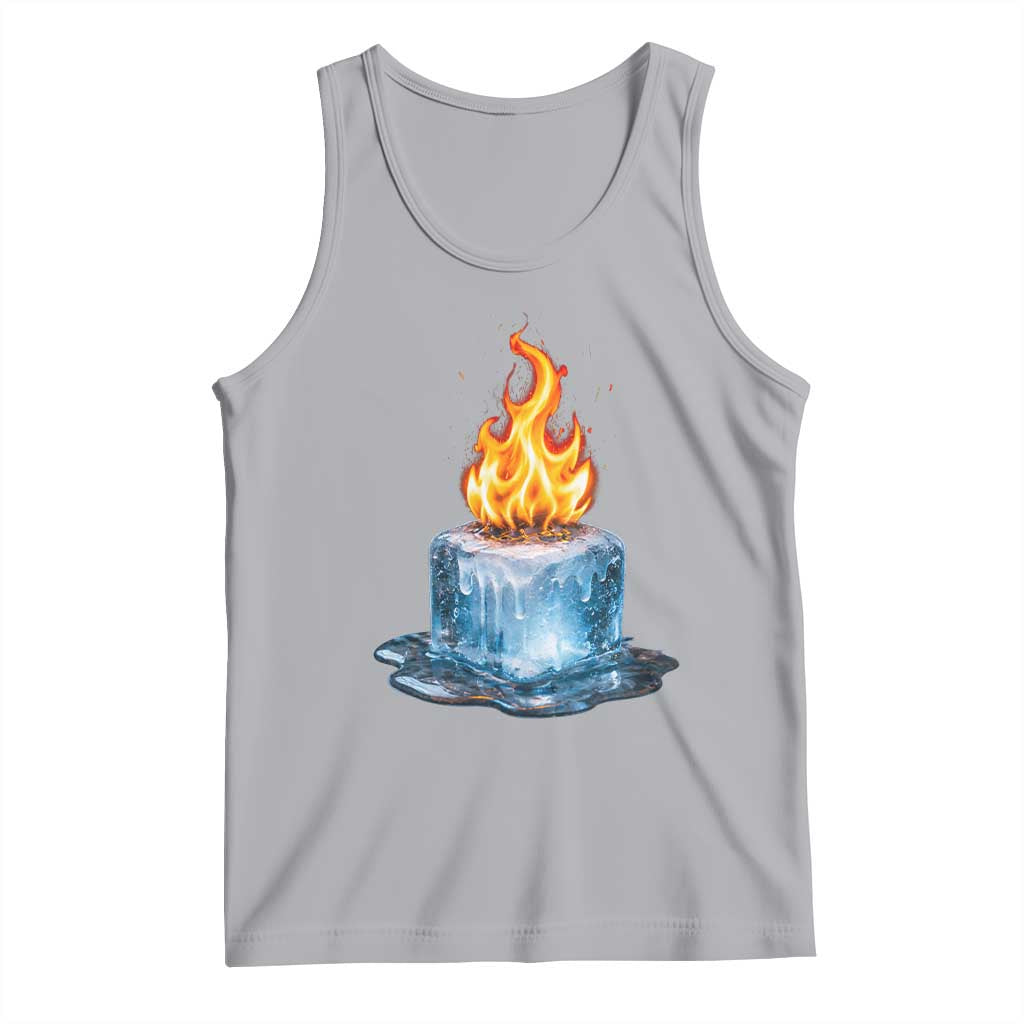 Subtle Anti Ice Tank Top Ice Melting Satire Political Humor