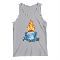 Subtle Anti Ice Tank Top Ice Melting Satire Political Humor