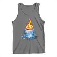 Subtle Anti Ice Tank Top Ice Melting Satire Political Humor
